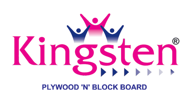 Black and white logo with text '100% New Zealand Pine Wood Water Proof Flush Door' on white background